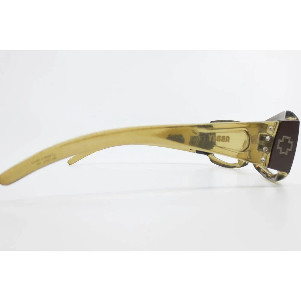 Spy Optic Abbey Eyeglasses Olive Green Brown Rectangular Frames 53-15-135 38546